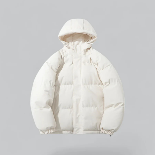 Doudoune Zippée À Capuche | Hiver