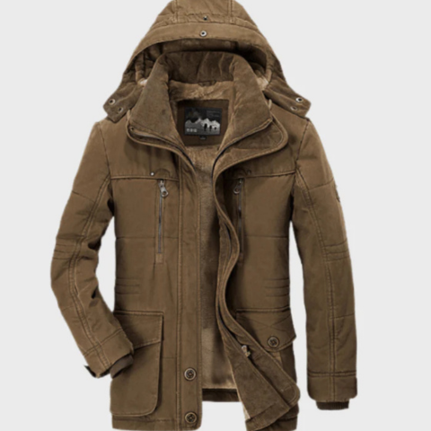 Veste Hiver Homme Isolée et Imperméable à Capuche