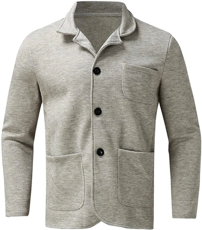 Blazer Classique Avec Poches Pour Homme | Fermeture Boutonnée