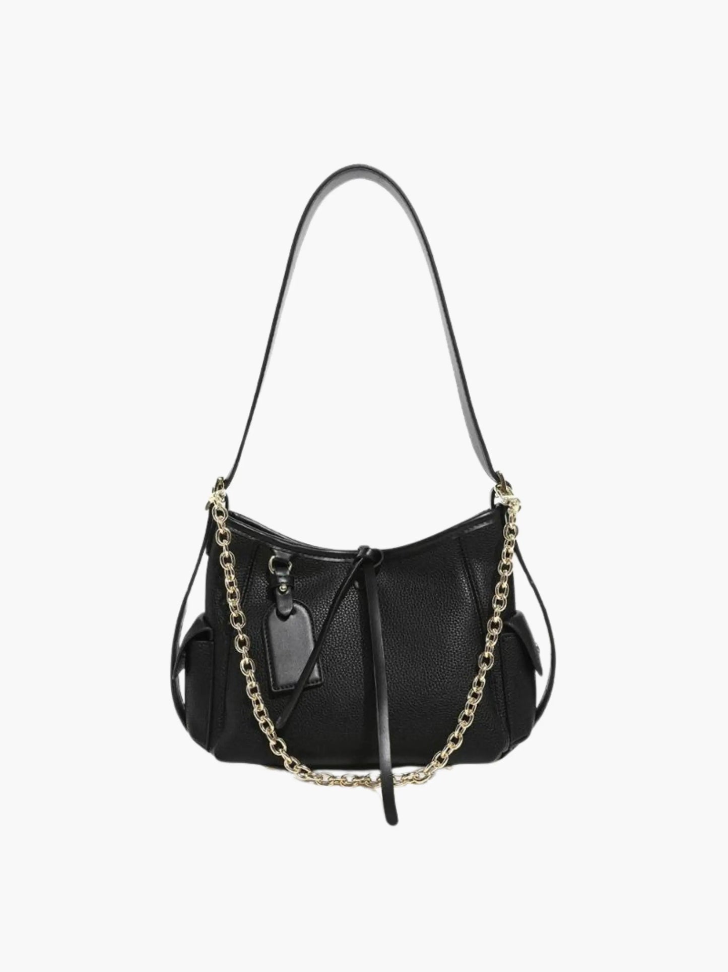Sac à Épaules en Cuir avec Boucles Métalliques - BerlinGlamour