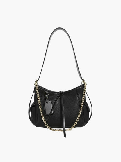 Sac à Épaules en Cuir avec Boucles Métalliques - BerlinGlamour