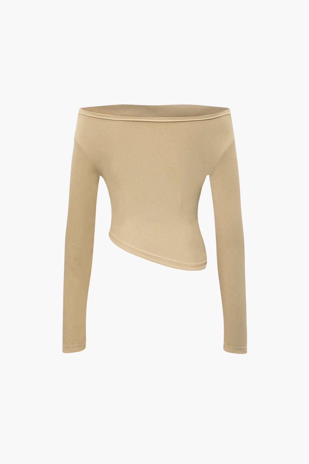 Ensemble Deux Pièces Élégant Asymétrique et Pantalon Large