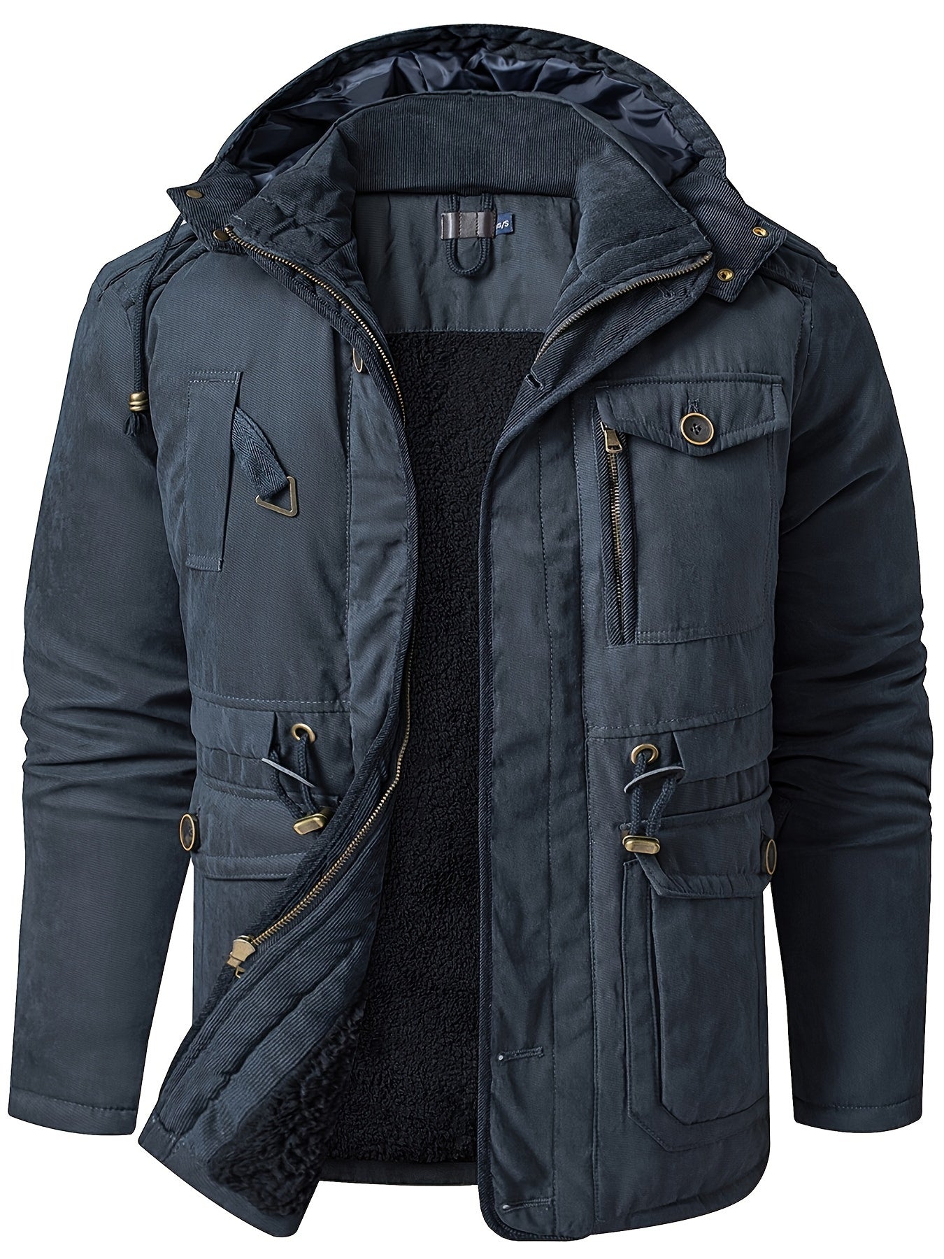 Veste Hiver Homme à Capuche Chaude et Confortable