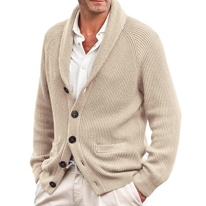 Cardigan Homme Hiver Douillet avec Poche