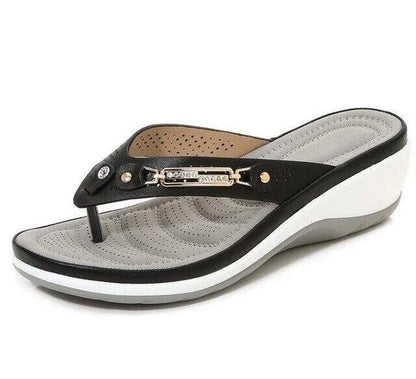 Sandales Plates Femme Blanc Décolletées Elegantes