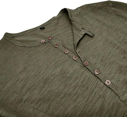 Chemise Homme Coton Décontracté
