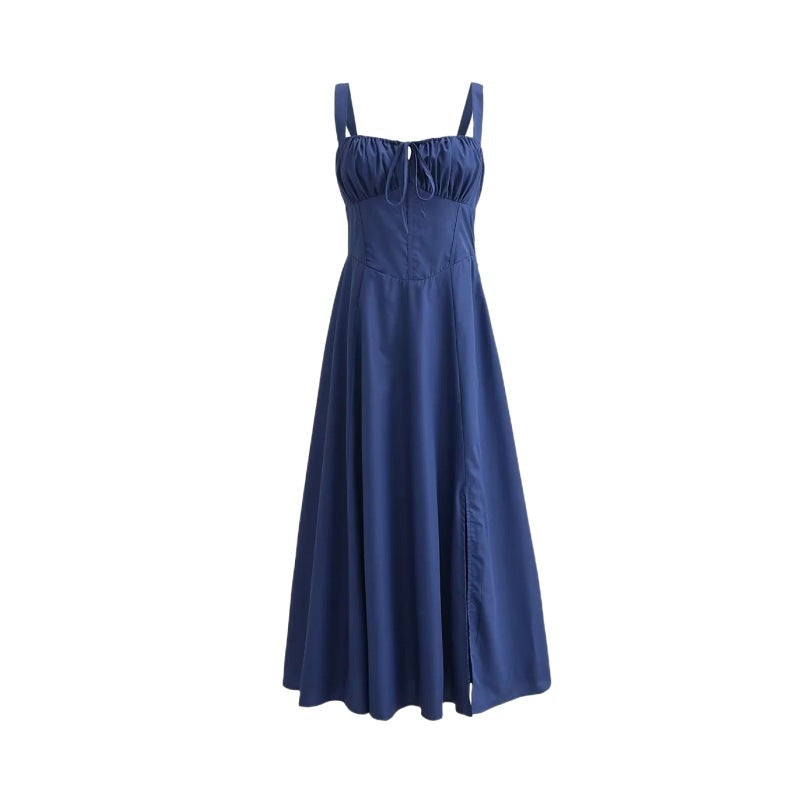 Robe Courte en Cuir Simili Féminine et Élégante