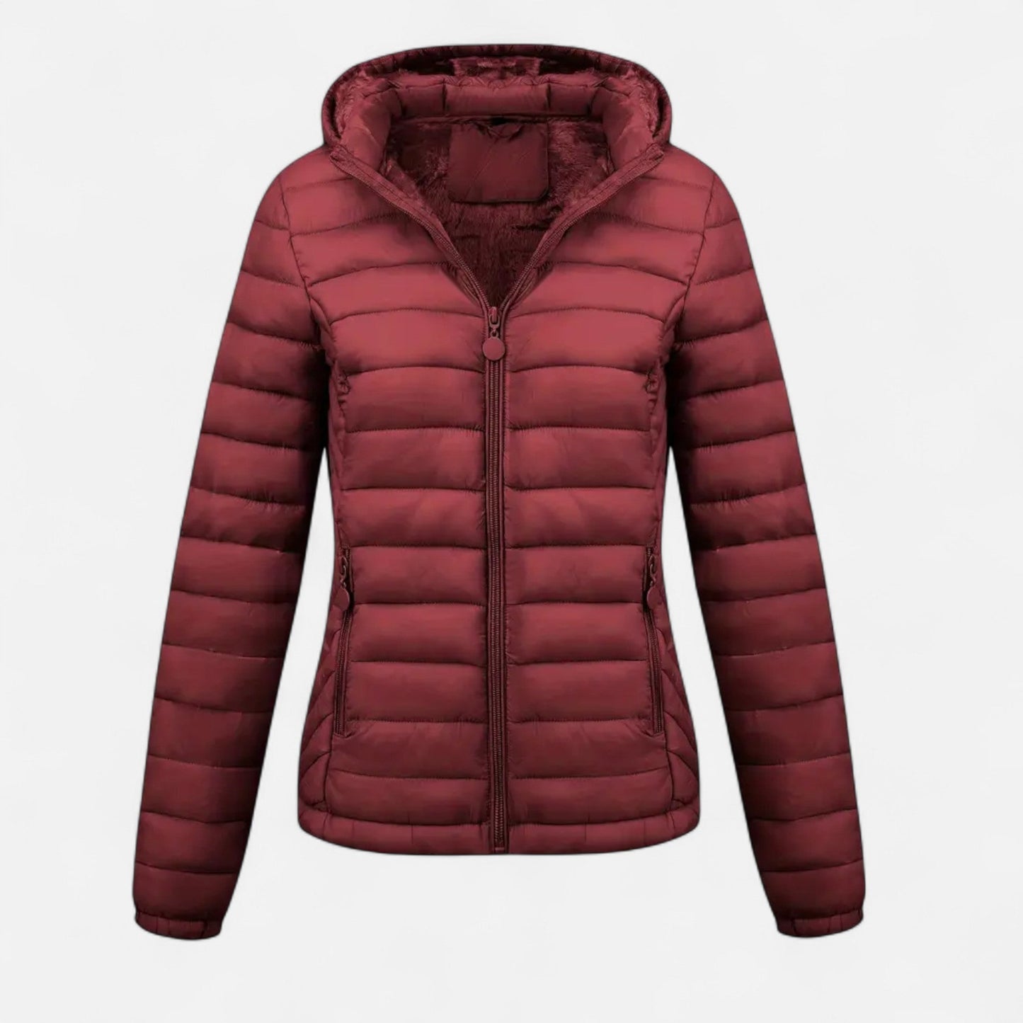 Veste Hiver Femme Doublée Noir Polaire