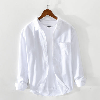 Chemise Homme Oxford en Coton Respirant
