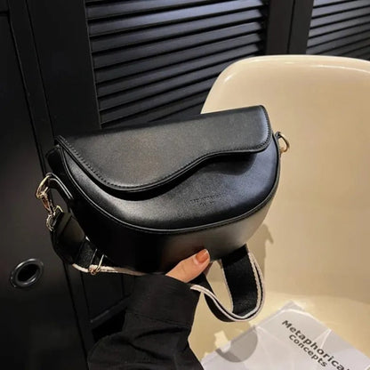 Sac Épaule Femme Élégant avec Biais Cuir