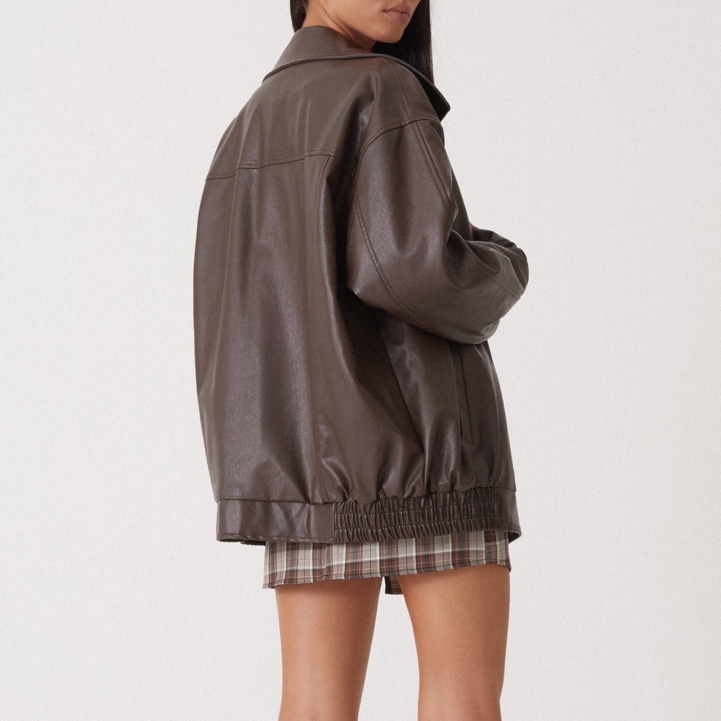 Veste femme décontractée à fermeture éclair moderne
