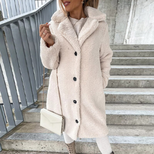 Manteau Fourrure Synthétique Chic Féminin Long - PanierRoyale