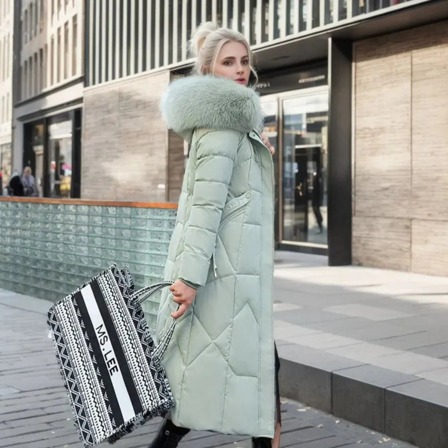 Doudoune Femme Hiver Longue et Élégante