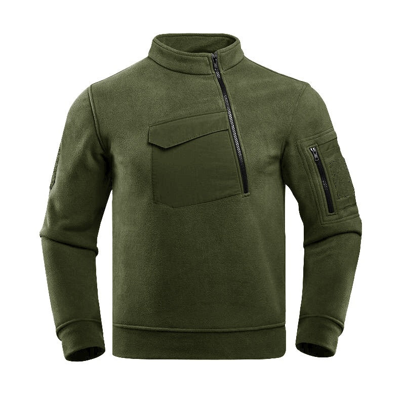 Veste Hiver Homme Polaire avec Poches Zippées