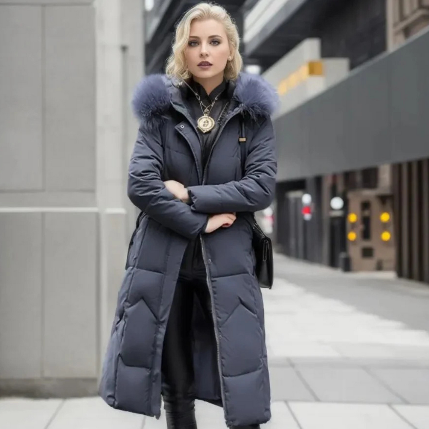 Doudoune Femme Hiver Longue et Élégante