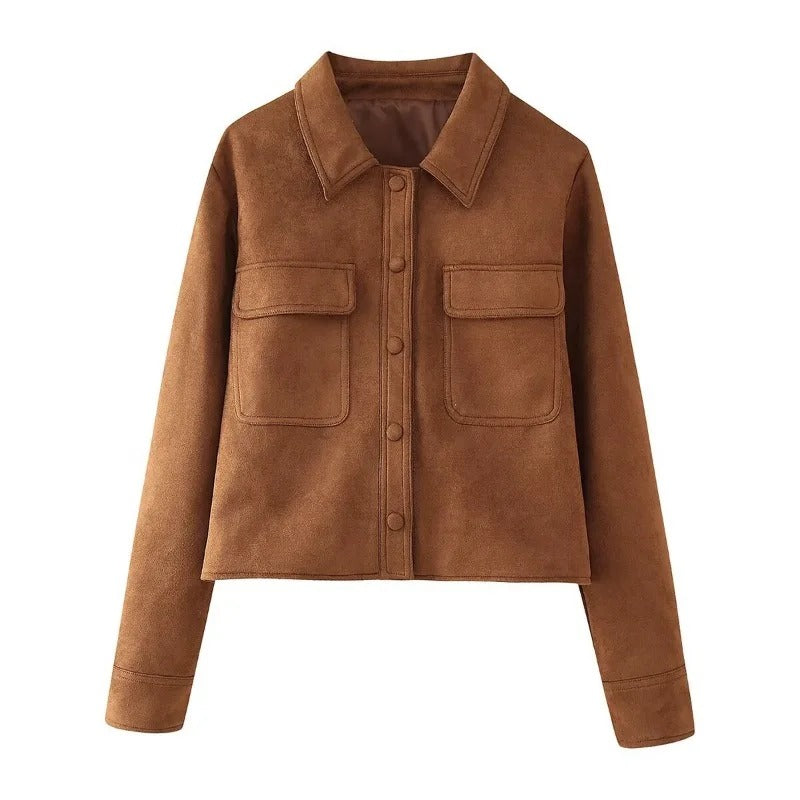 Veste Courte Femme Élégante à Boutons - PanierRoyale