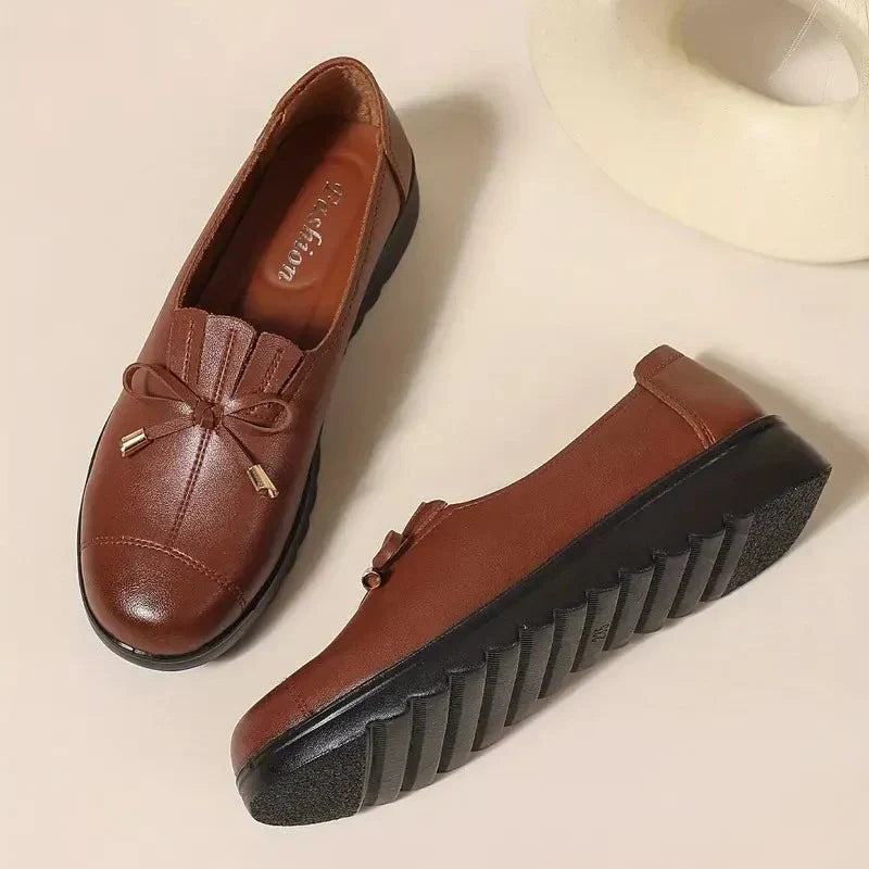 Mocassins Femme Semelle Souple Coupe Classique À Enfiler