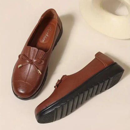 Mocassins Femme Semelle Souple Coupe Classique À Enfiler