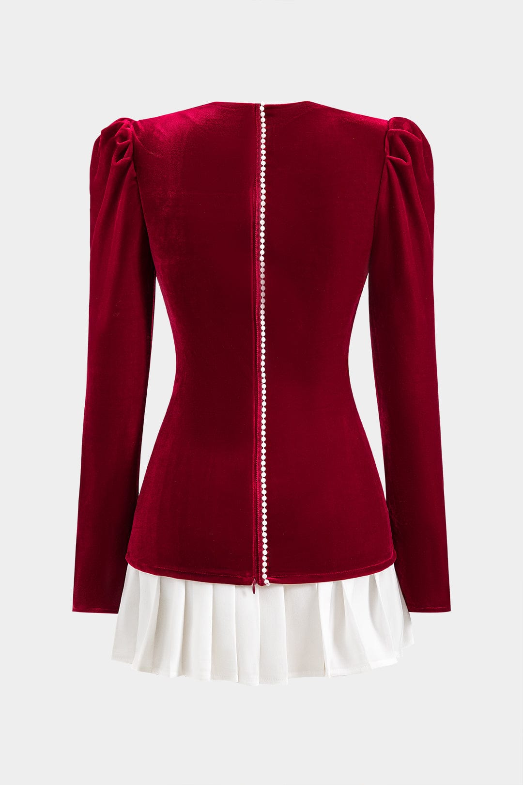 Top en Soie Plissée Élégant pour Femme