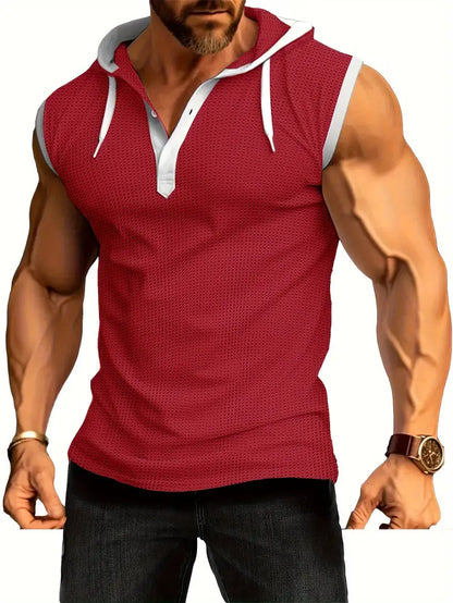 Débardeur Homme à Capuche Sport