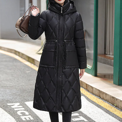 Veste Femme Hiver Doublée et Chaude à Capuchon - PanierRoyale