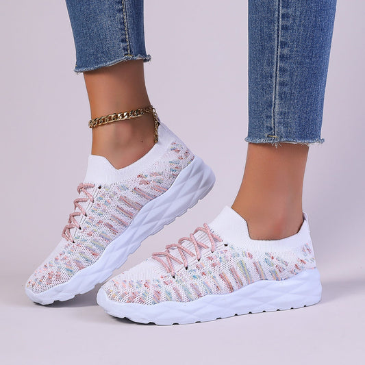Ballerines Femmes Confortables - Chaussures en Dentelle avec Semelle Flexibles - PanierRoyale