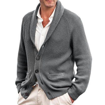 Cardigan Homme Hiver Douillet avec Poche