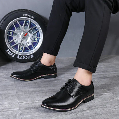 Chaussures Mariage Homme Noir Élégant - PanierRoyale