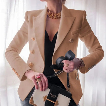 Veste Femme Élégante à Boutons Luxe