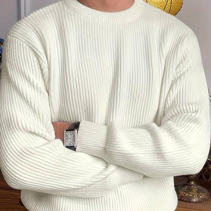 Pull Homme Hiver Douillet et Élégant en Molleton