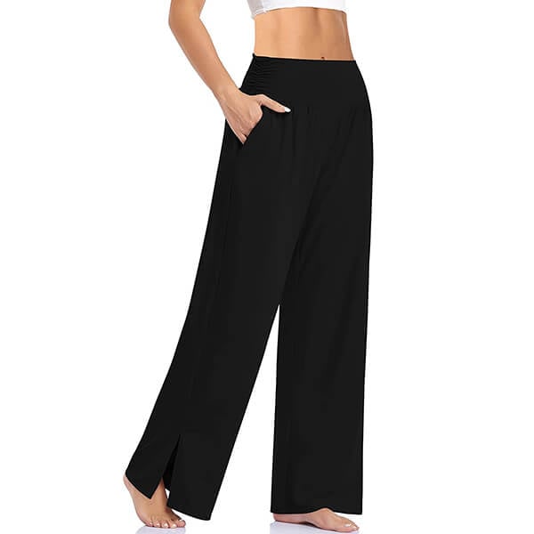 Pantalon Yoga Femme Fluide Large Confortable Coupe Ample