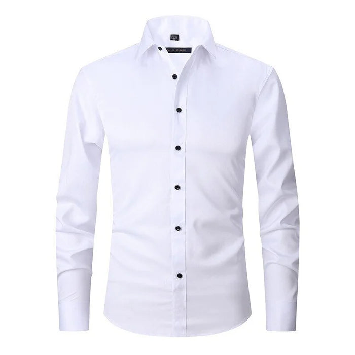 Chemise Homme Classique à Manches Longues Élégante - PanierRoyale