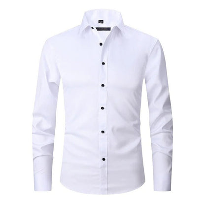 Chemise Homme Classique à Manches Longues Élégante - PanierRoyale