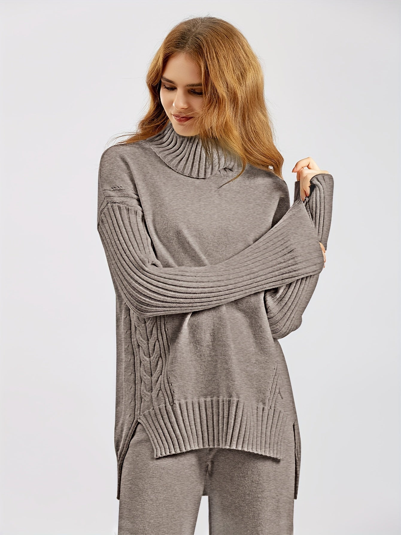 Pull Col Roulé Chaud et Confortable pour Hiver - PanierRoyale