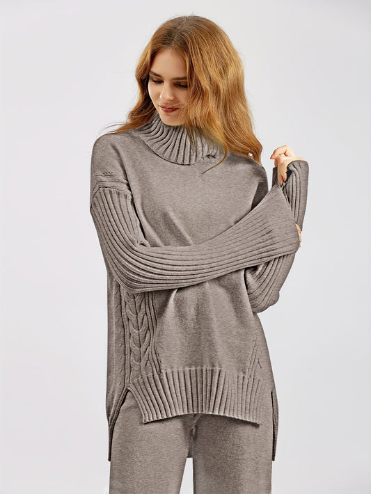 Pull Col Roulé Chaud et Confortable pour Hiver - PanierRoyale