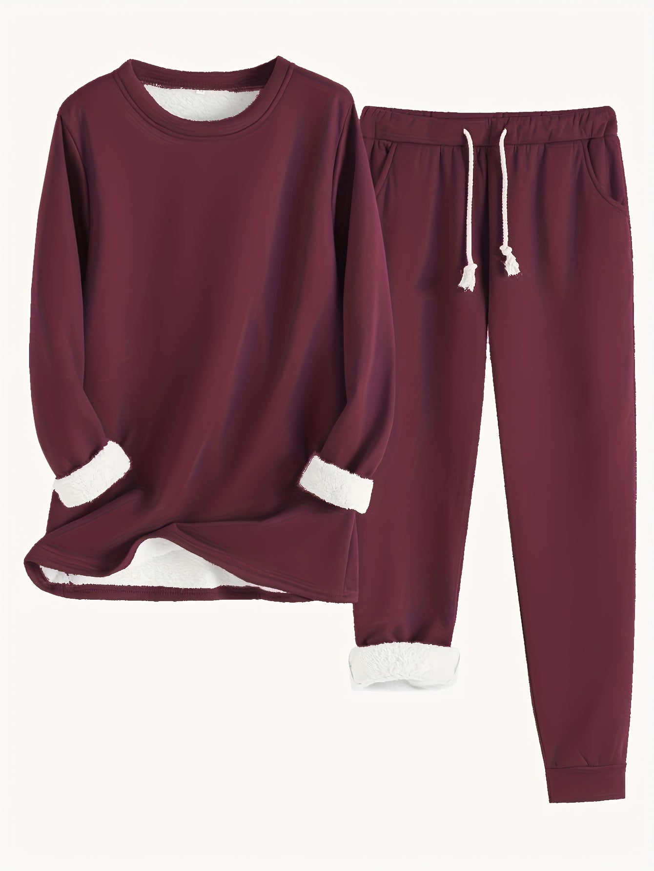 Ensemble Hiver Femme Décontracté Doux