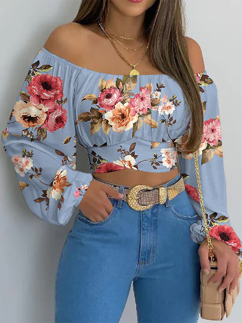 Blouse Femme Élégante en Blanc avec Manches Longues