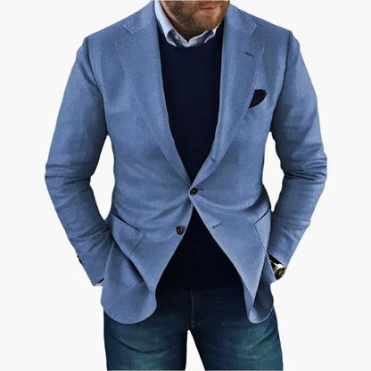 Blazer Boutonné À Manches Longues Pour Homme | Avec Poche