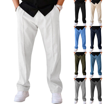 Pantalon Homme Large et Léger en Tissu Respirant