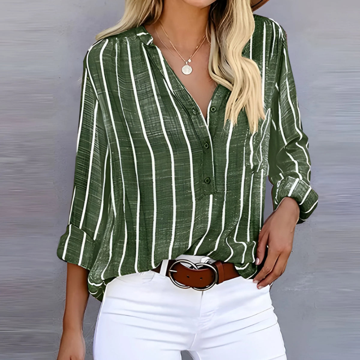 Blouse Rayée Femme Élégante et Chic