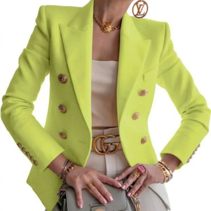 Veste Femme Élégante à Boutons Luxe