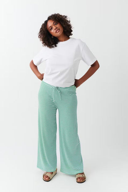 Pantalon Femme Rayé Détente Printemps