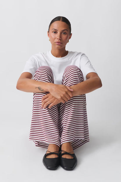 Pantalon Femme Rayé Détente Printemps