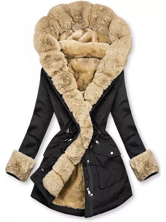 Veste Hiver Femme Doublure Peluche Chaude et Confortable - PanierRoyale