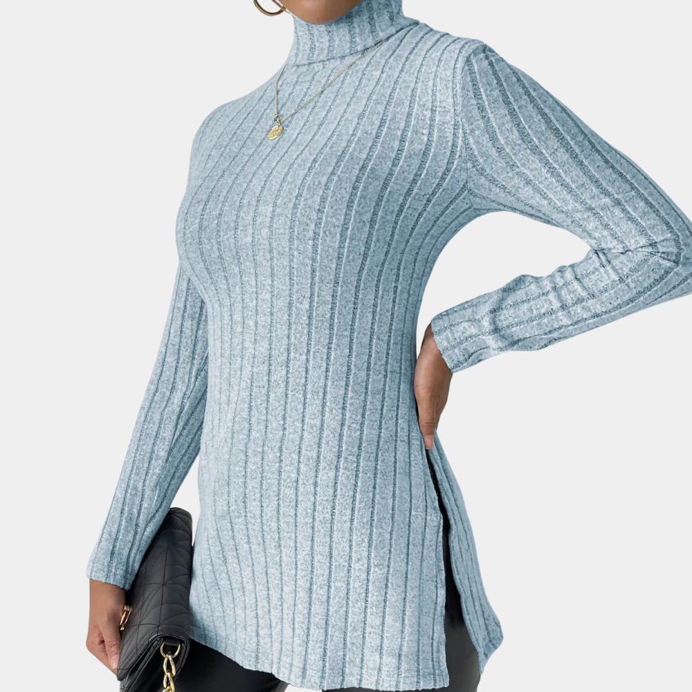 Pull Col En V Haut Femme Élégant