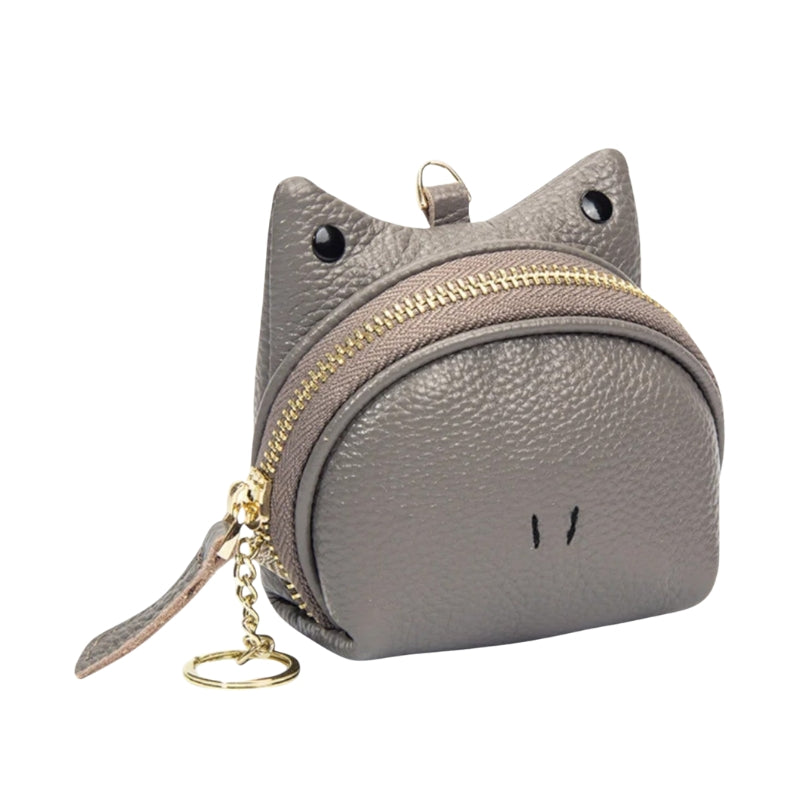Porte-monnaie Cuir Classique avec Fermeture Zip