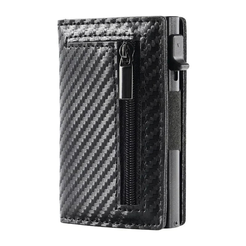 Portefeuille Homme à Fermeture Éclair Cuir