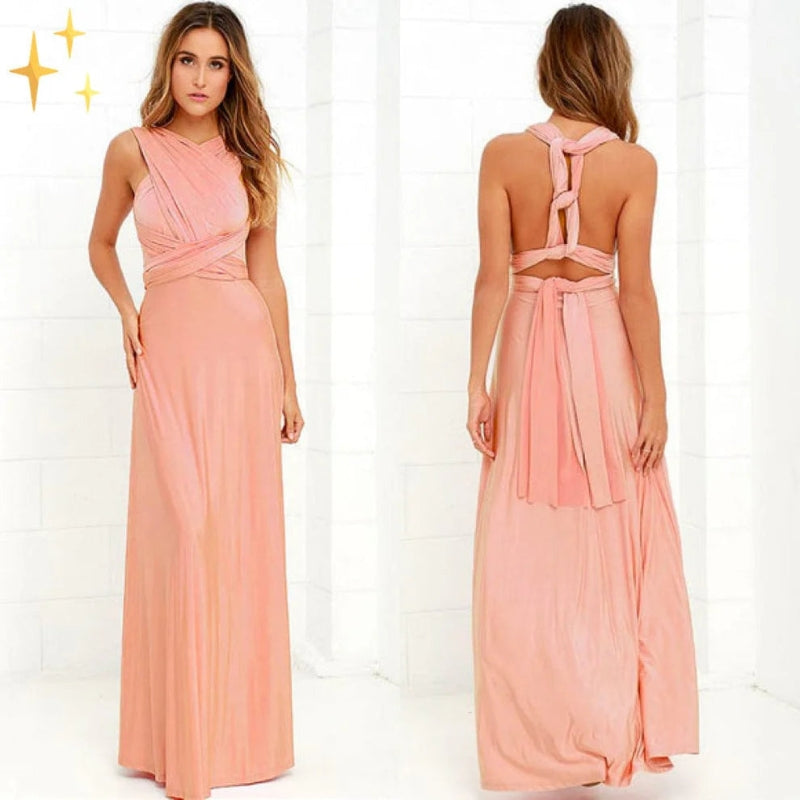 Robe Cocktail Élégante Sans Manches Décolleté Plongeant