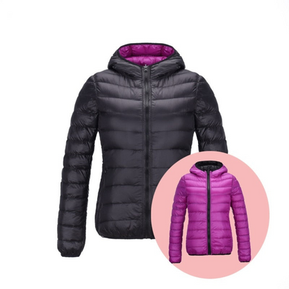 Veste Hiver Réversible Douce et Élégante pour Femme