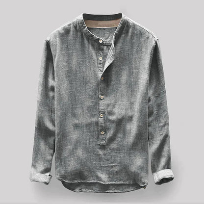 Chemise Décontractée Manches Longues Boutonnées